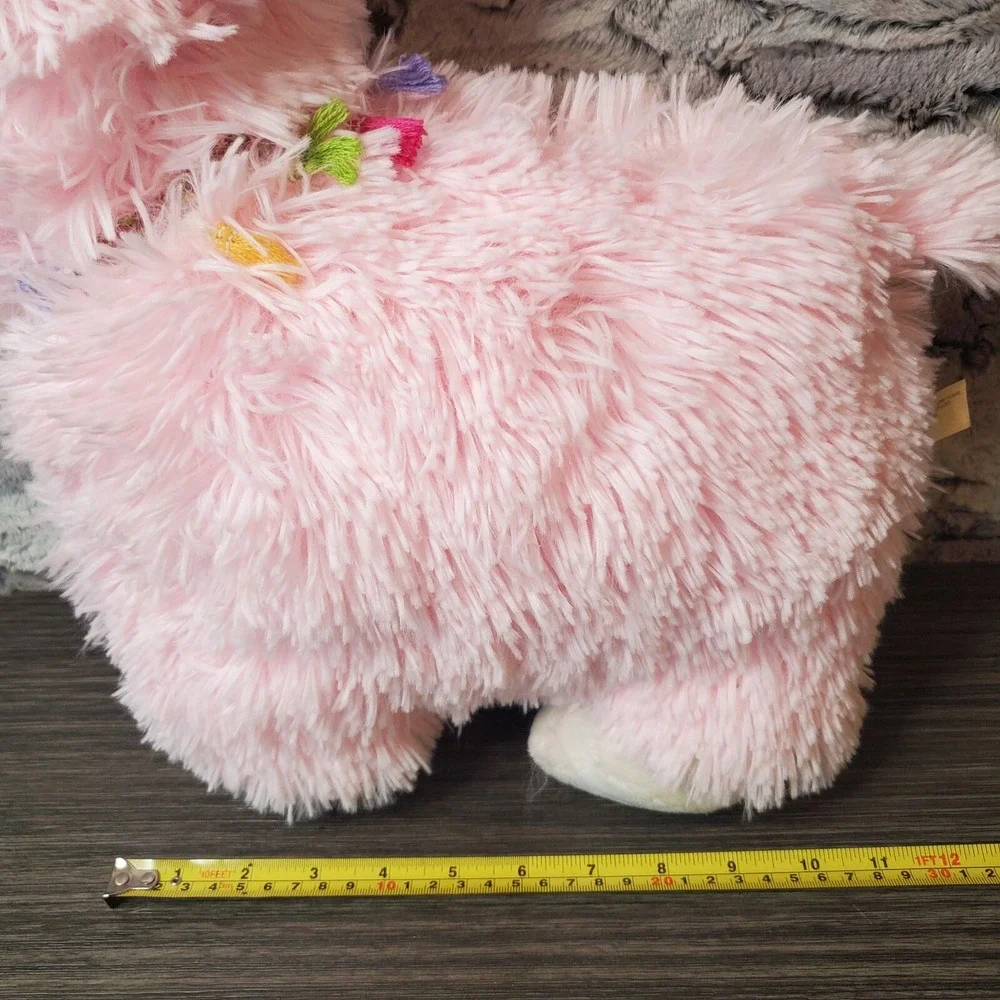 MTY International Valentine Pink Llama Plush Stuffed Animal 2020 19.5